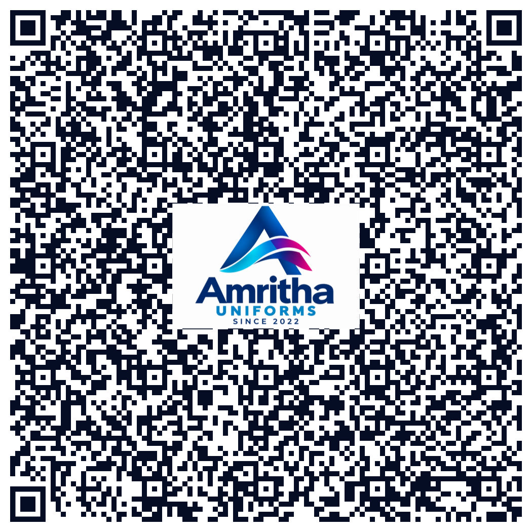 Scan to contact Amritha Uniforms